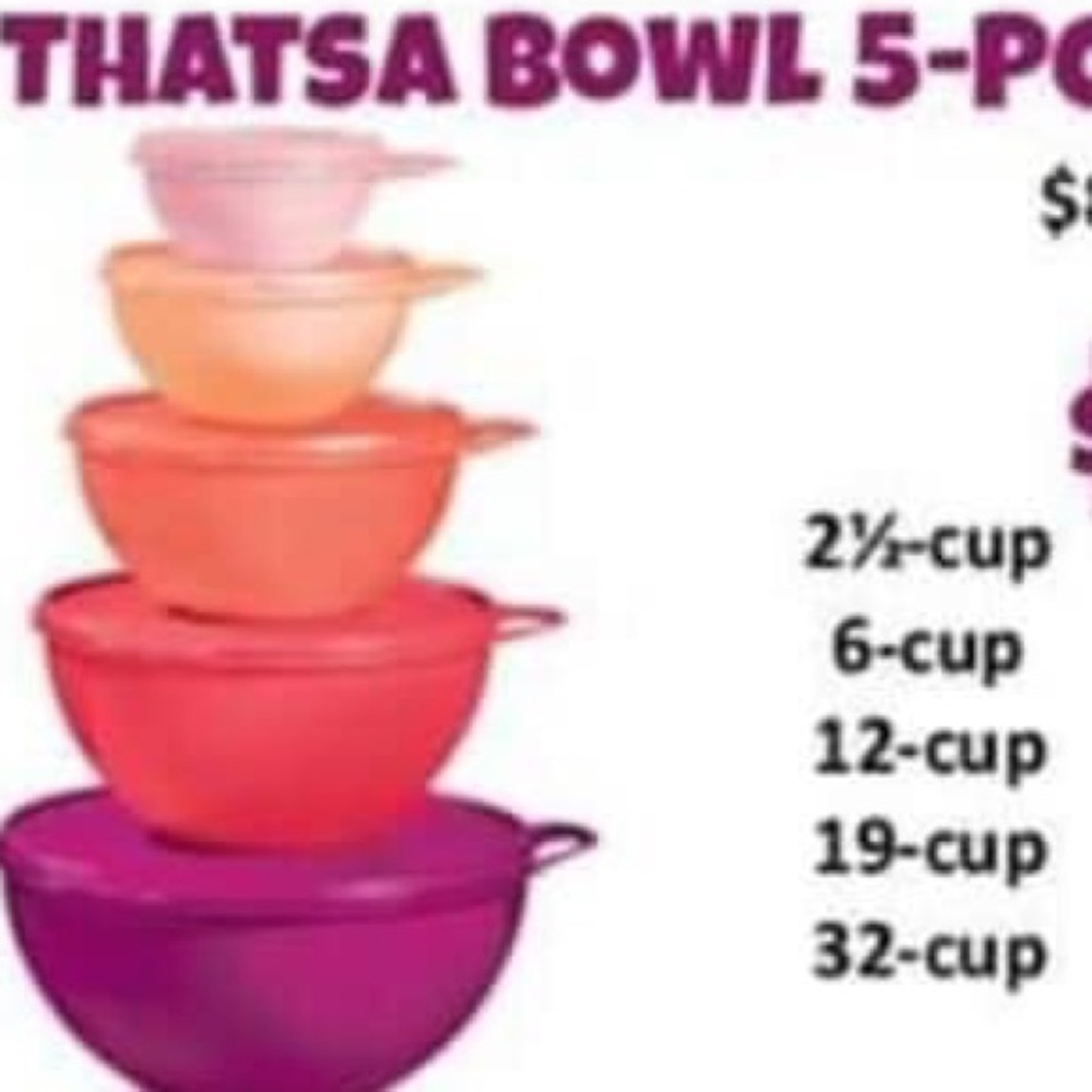 5 piece Thatsa Bowls